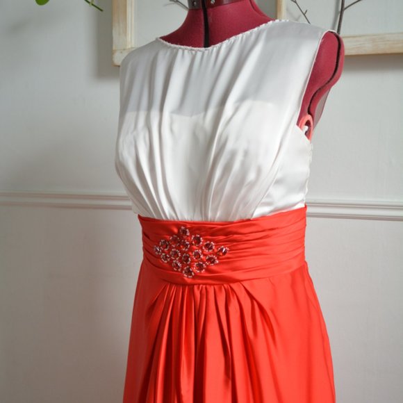 Long prom dress A-line - Picture 2 of 5